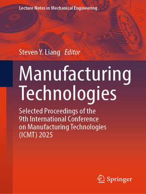cover image of Manufacturing Technologies